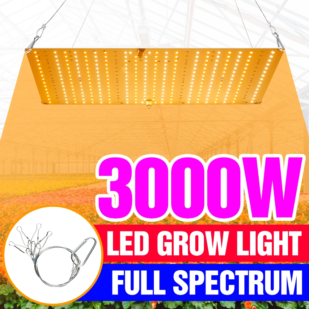 

Indoor Phytolamp For Plants Led Growth Light Phyto Lamp Full Spectrum 1500W 2000W 3000W Lights Hydroponics Flower Seeds Grow Box