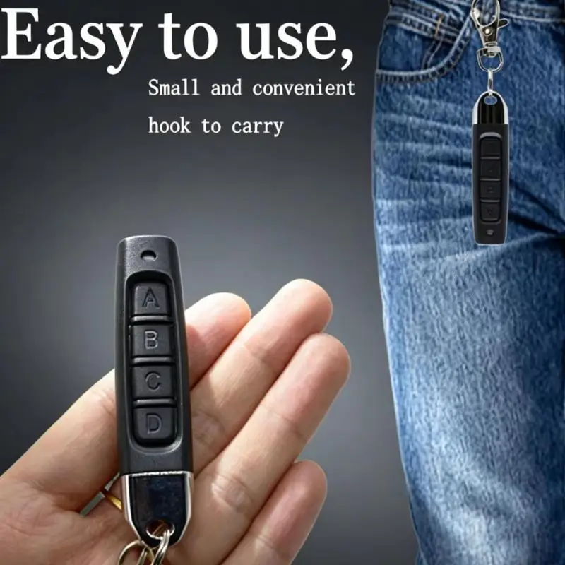 Universal 4 Button Remote Control Stable Signal Easy Programming Compact Lightweight for Daily Home Electronic Control