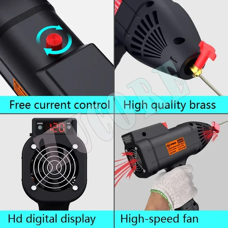 3900w máquina de solda elétrica 110v/220v ± 15% soldador de arco portátil soldador de arco totalmente automático digital soldagem inteligente