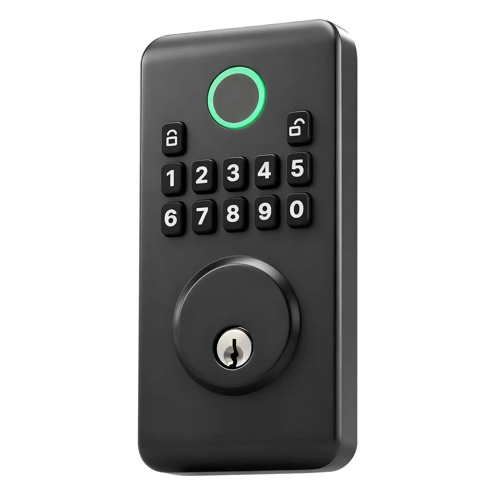 Keyless Entry Door Lock, Electronic Deadbolt with Customizable User Codes, Pioneering Easy-Grip Design, Keyed Entry, Auto Lock