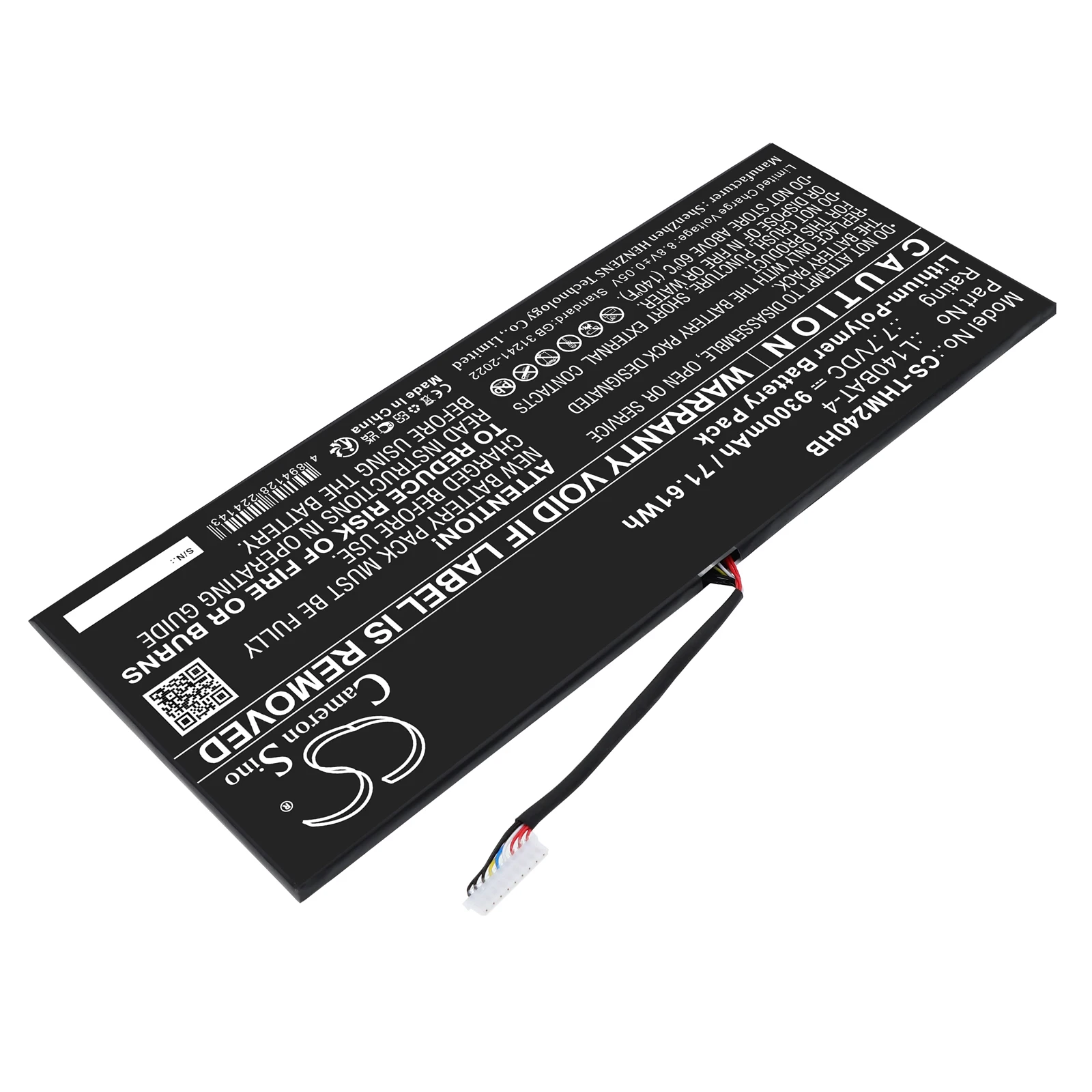 Сменная батарея для ноутбука 7.7V 4650mAh/9300mAh для Wooking Jiasha ST Pro, для System76 System 76 Lemur Pro(10), Lemur Pro(9)