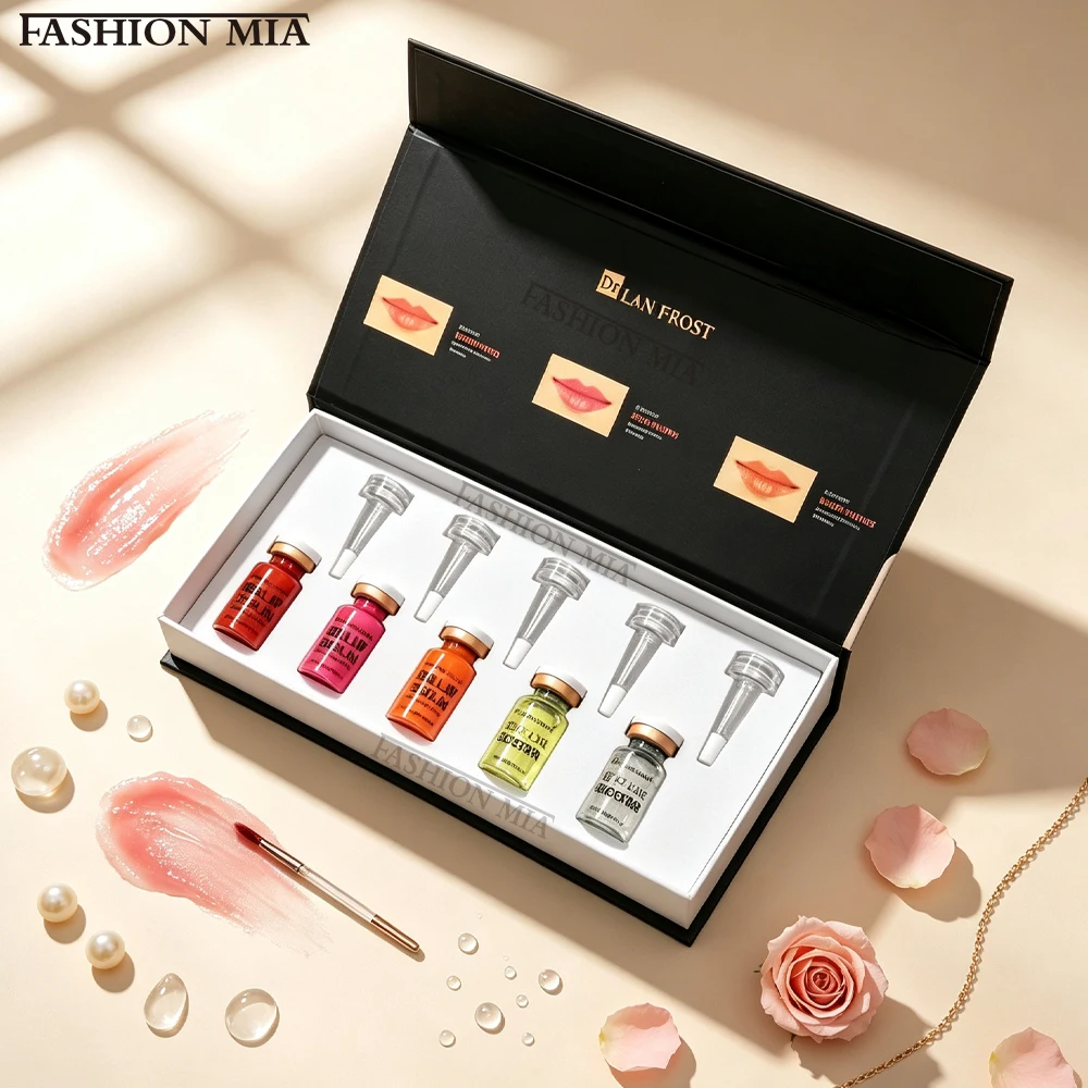 Korea 8ml BB Lips Cream Serum Starter Kit Persistent Colorfast Lip Gloss Pigment Moisturizing Nourishing Lip Skin Treatment