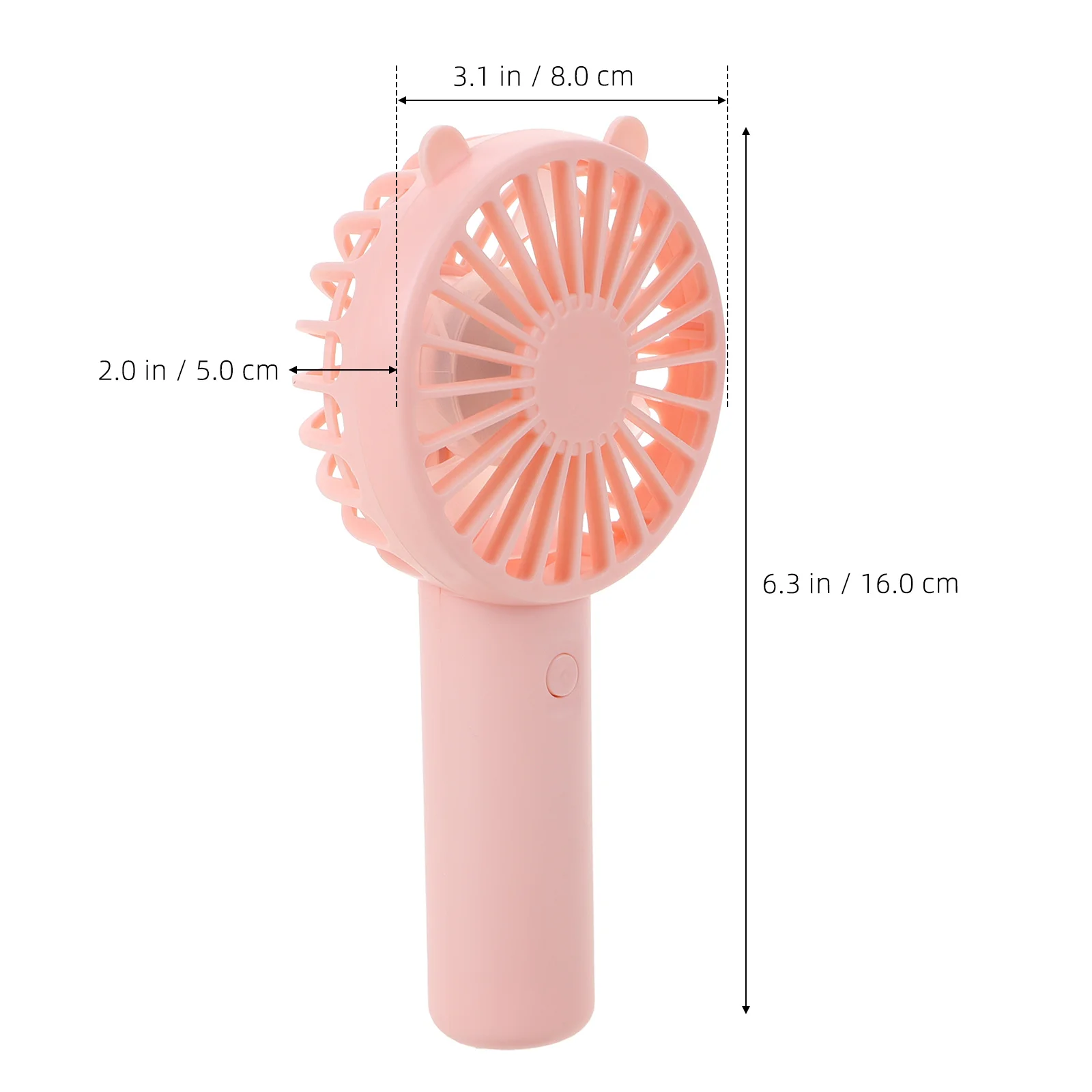 

Mini Portable Usb Rechargeable Handheld Summer Personal Cooling Digital Display Long Life Silent Small Pocket Fan For