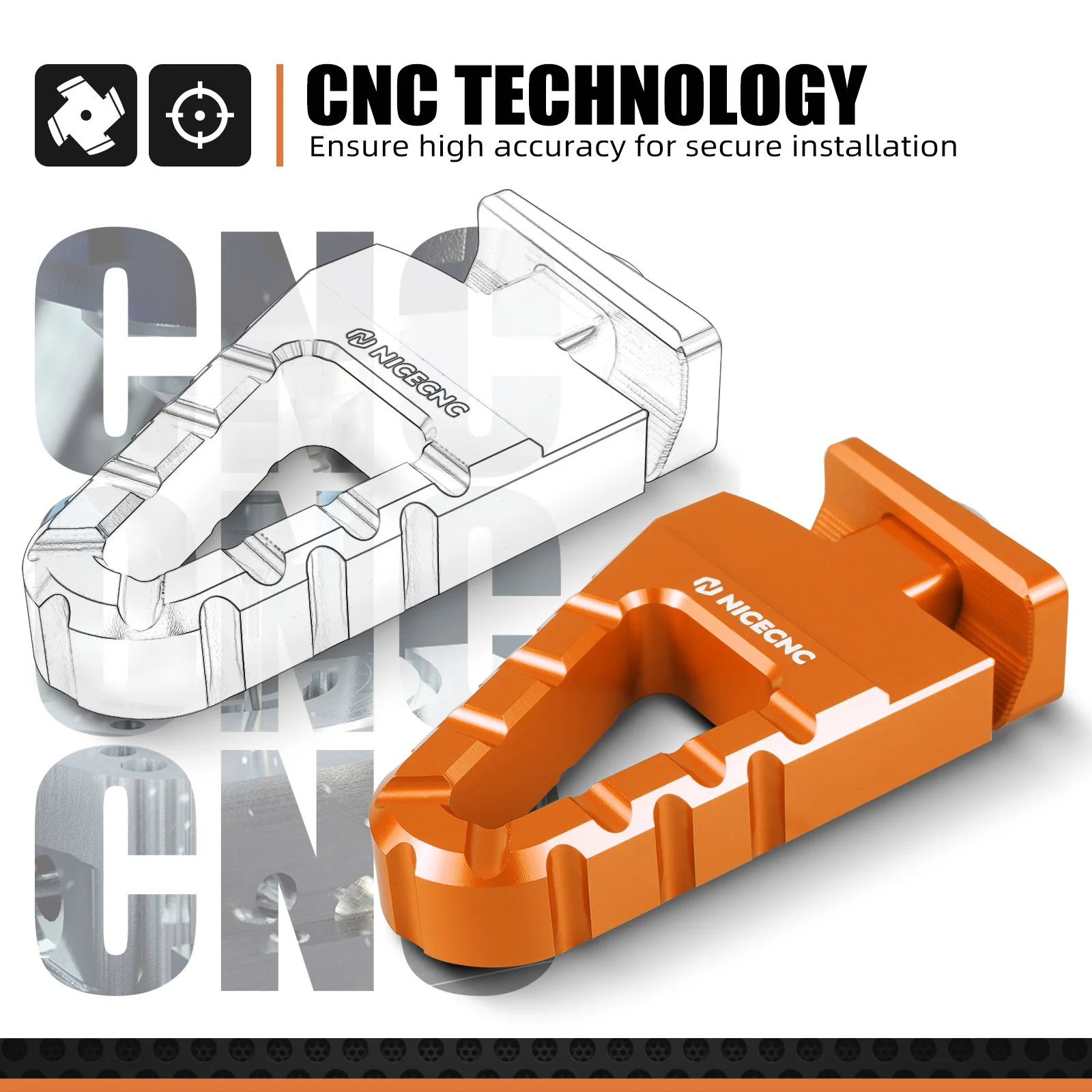 NICECNC KTM EXC 300 2024 2025 사이드 스탠드 킥스탠드 페그 EXC-F 350 450 XCW 500 XCFW 2024 2025 Husqvarna TE300 GasGas EC300 용