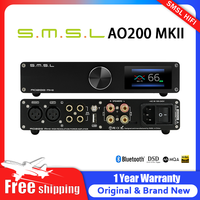 SMSL AO200 MKII HIFI Digital AMP MA5332MS NJW1194 Chip XLR RCA USB Bluetooth5.0 Balanced Input High Power Stereo Sound Amplifier