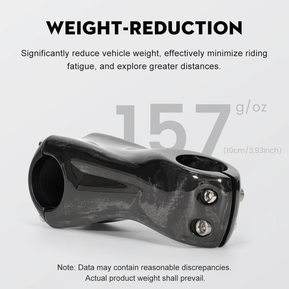 TOSEEK الكربون Stem12Degree دراجة هوائية جبلية الجذعية 31.8 مللي متر دراجة المقود ينبع 70/80/90/100/110/120/130 مللي متر أسود لمعان دراجة جزء #3
