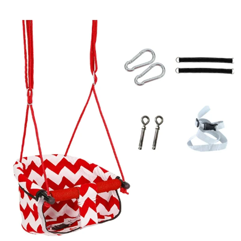 

НОВИНКА-качели для малышей на открытом воздухе с ремнем безопасности для детей 3-6 лет, удобный дизайн