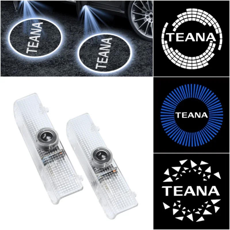 

Светодиодные лазерные огни приветствия двери автомобиля, проектор, призрачная лампа, автоаксессуары для Nissan New Teana Logo 2013, 2018, 2014, 2015, 2016 2017