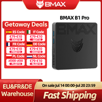 BMAX Mini PC B1PRO Windows 11 Pro 8GB RAM 128GB ROM N4000 Micro Desktop Computer Dual-Band WiFi mini PC