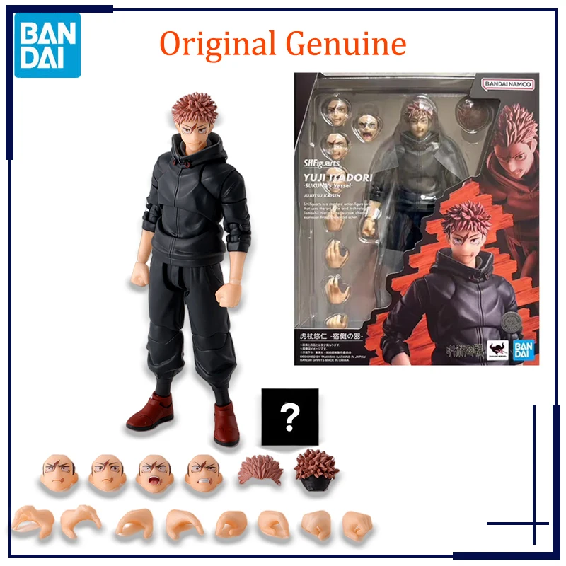 

Original Genuine Bandai Anime Jujutsu Kaisen SHF Yuji Itadori -Sukuna's Vessel- Model Toys Action Figure Gifts Kids Boys Girl