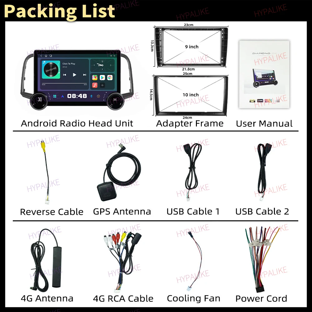 Androidカーマルチメディアプレーヤー,CarPlay,ラジオ,ステレオ,ナビゲーション,4G,wifi,11.8インチ画面,2ディン,トヨタ,ヴェン,av10 2009-2016