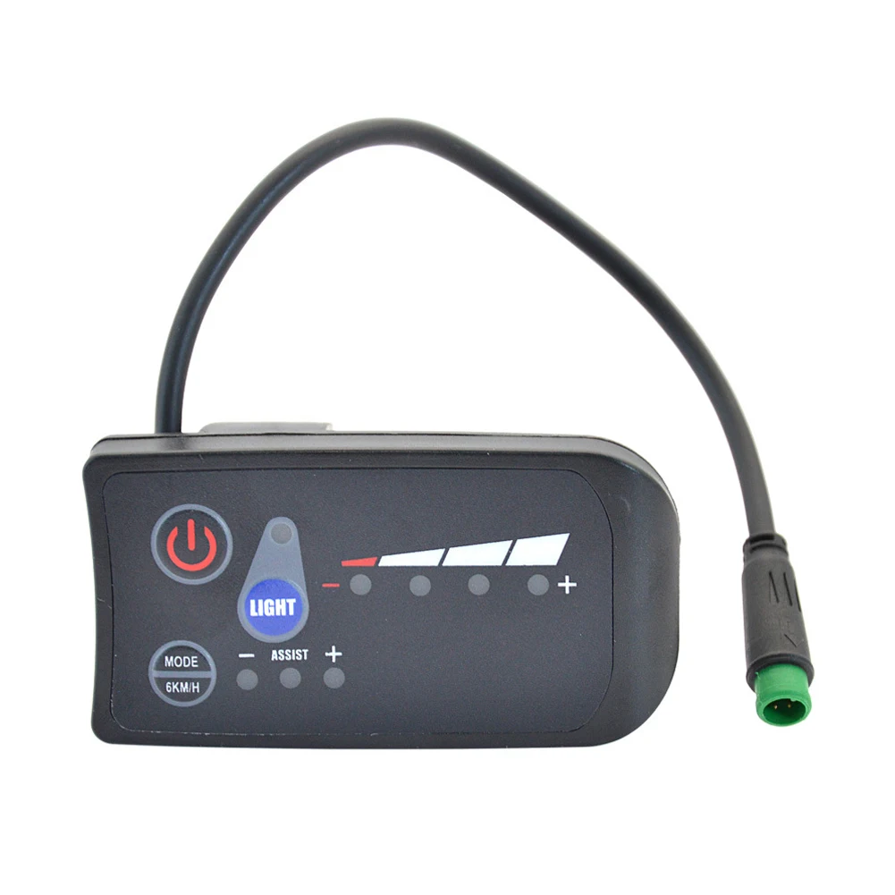 Meter LED Display 24V/36V/48V ABS Accessories Parts For Electric Bike Gear Memory. For 22.2mm Hnadlebar Meter LED