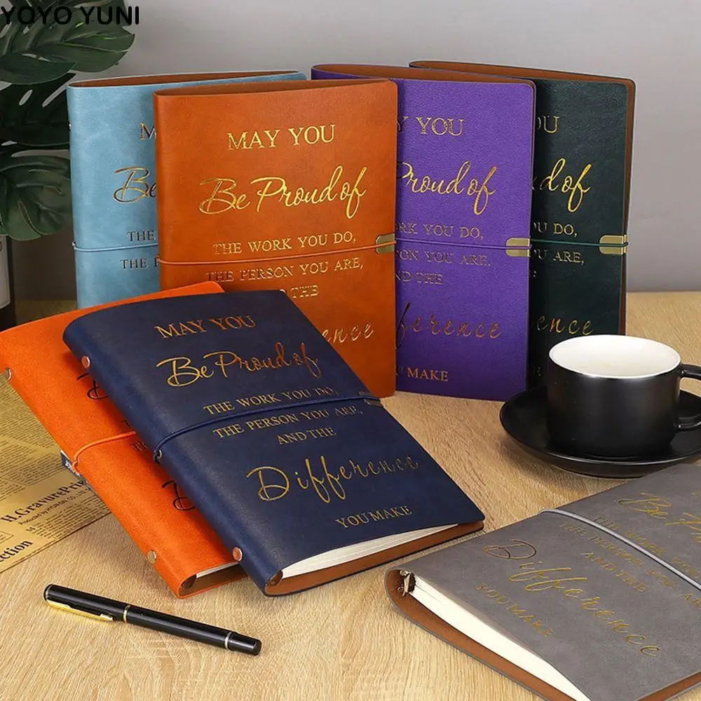 

80 Sheets A5 English Notepad Horizontal Line English Loose-leaf Notebook Wear-resistant Portable Handbook