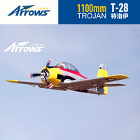 Blue Arrow 1100mm T-28 Remote Control Model Fighter Assembled Model Aircraft Fixed Wings Single-Wing Electric Aircraft T28