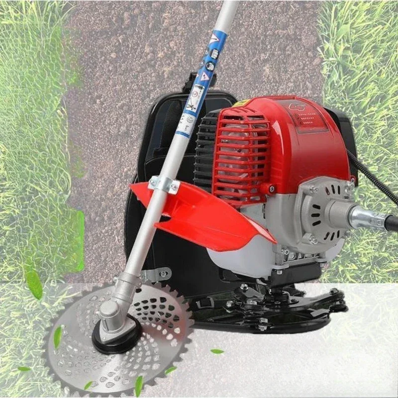Lawn Mower Four Stroke Backpack Small Multifunctional Garden Gasoline Weeding And Loosening Machine