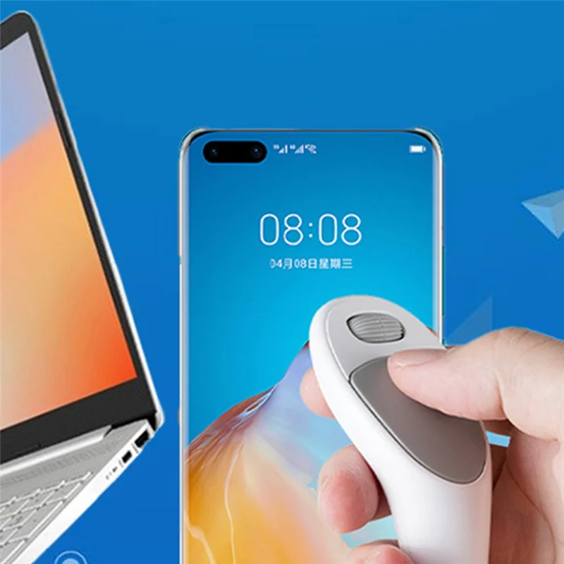 A44TWireless Bluetooth Thumb Mouse Finger Lazy Person Touch Remote Rechargeable Mause Computer Palm Mice