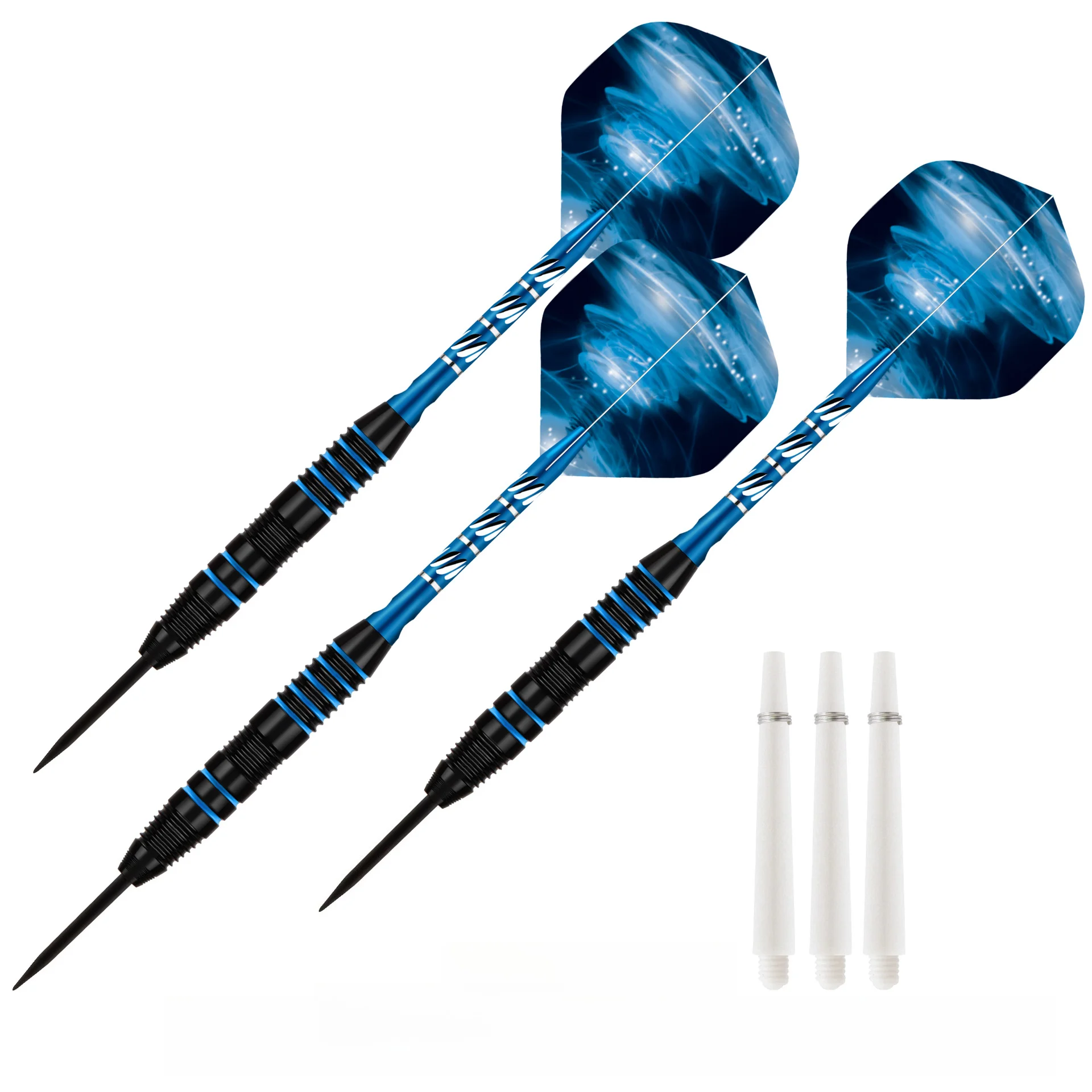 New 3 Pcs/Sets of Darts,Professional 24g Steel Tip Dart with Aluminium Shafts Nice Dart Flights High Quality for Dartboard Game.