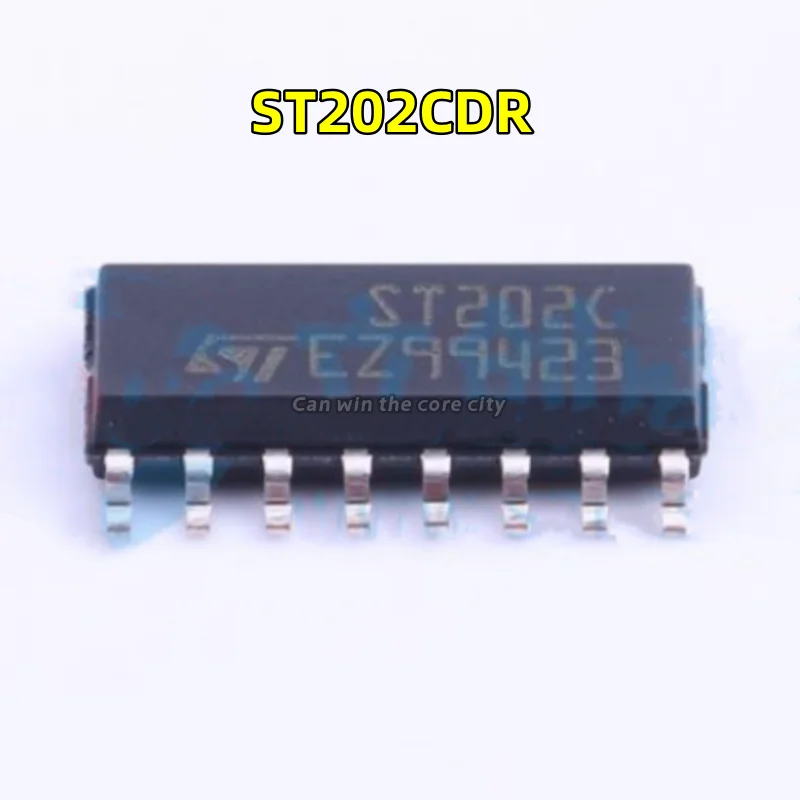 1-100 PCS/LOT New imported original ST202CDR screen printing ST202C package: SOIC-16 RS232 chip transceiver