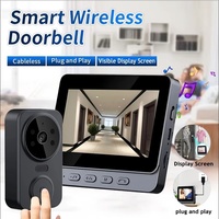 Wireless Video Doorbell Camera Bundle Smart Security with Night Vision 2.4G WiFi HD Motion Detection Cloud Storage