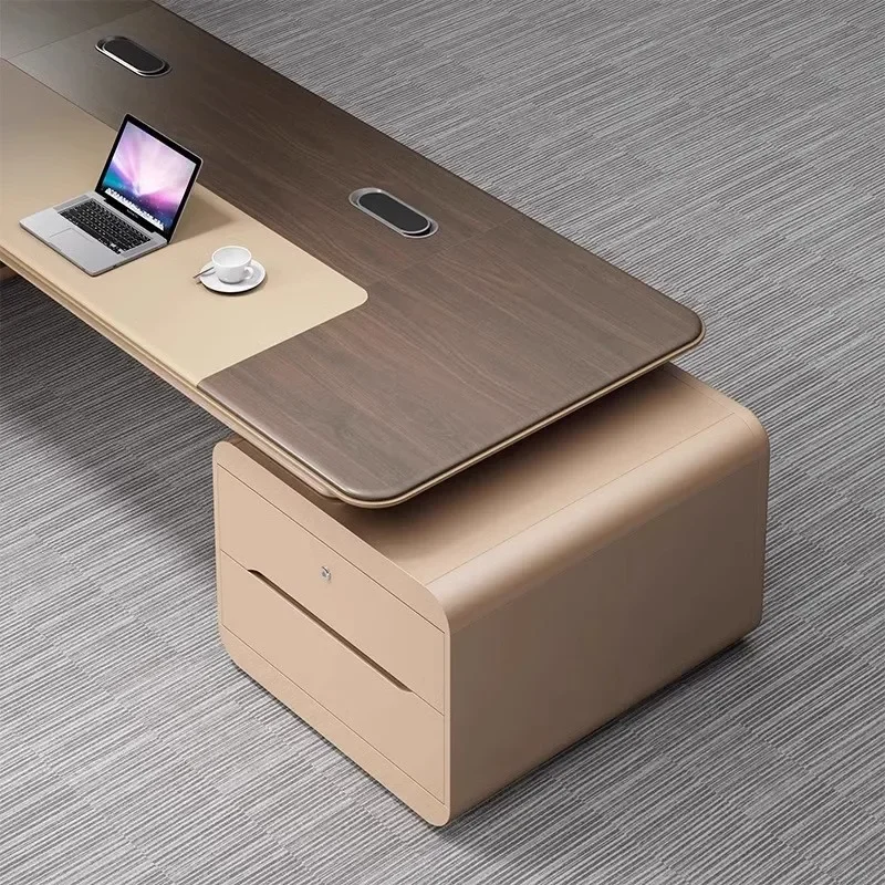 مكتب مكتب رئيسي مكتب الرئيس مكتب الكمبيوتر مكتب كبير الحد الأدنى الحديث