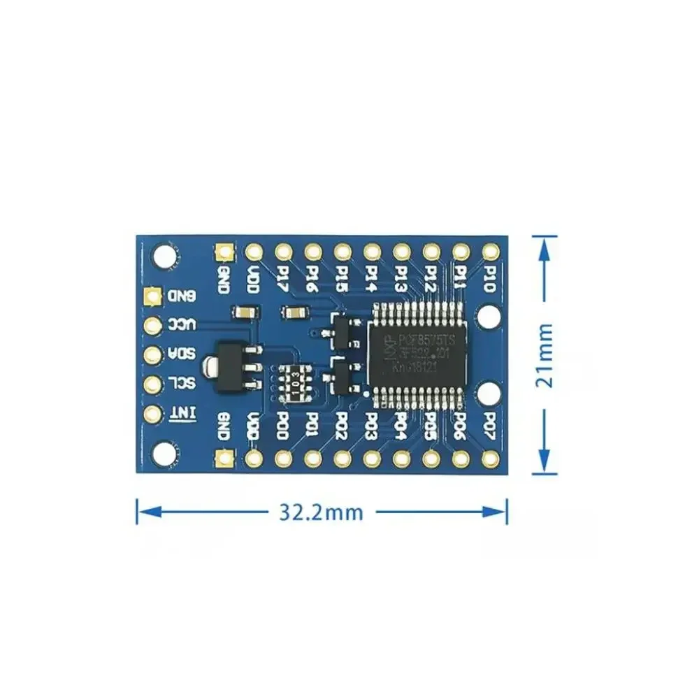 1-10pcs PCF8575 Module Expansion IO port Expander board DC 2.5-5.5V I2C communication control 16 IO ports For Arduino