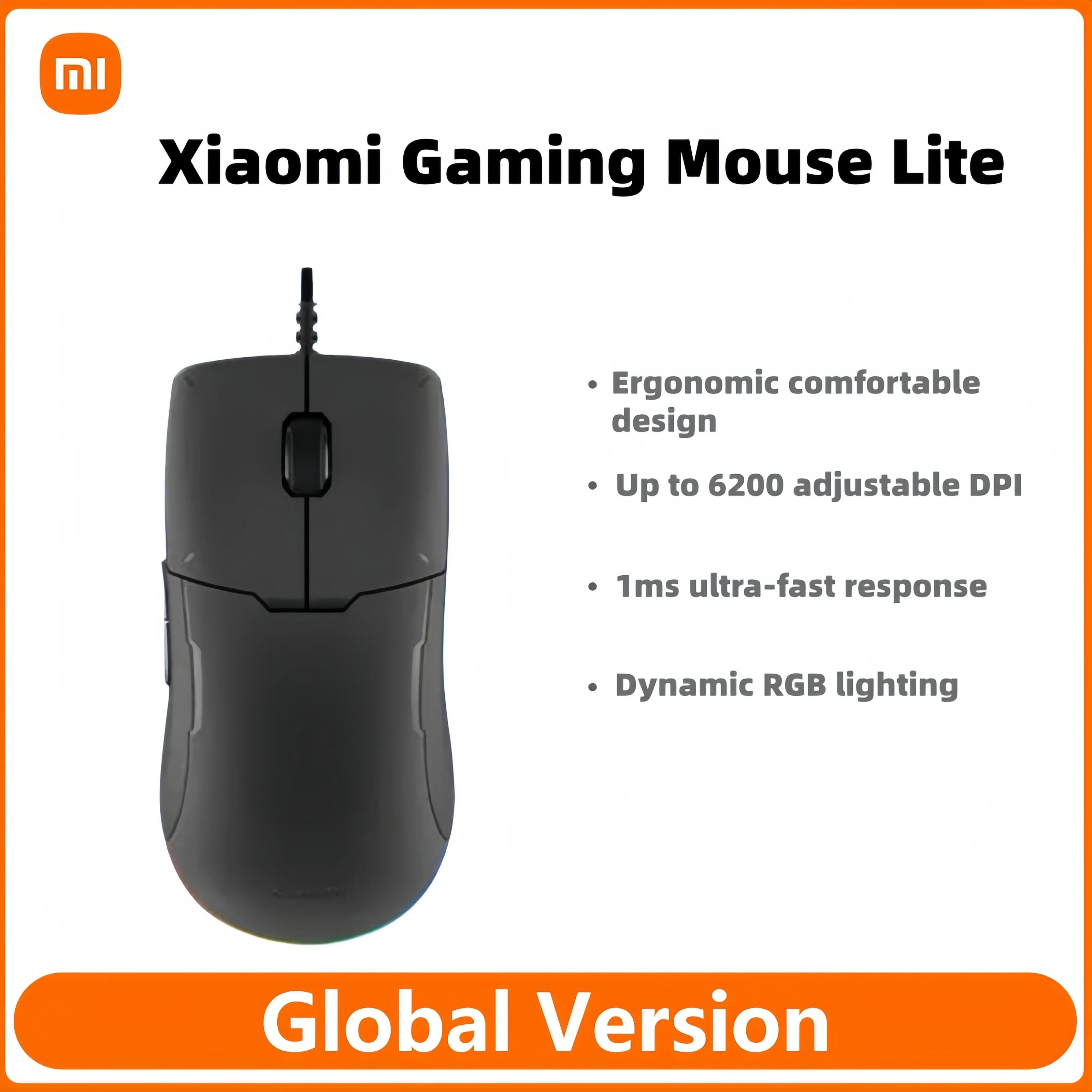 xiaomi-ゲーミングマウス-lite-72g-rgb-アンビエントライト-ttc-マイクロスイッチ-e-スポーツ用スクロールホイール-サイドボタン-ip54-人間工学に基づいた曲線形状