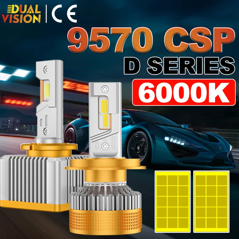 

D1S Car LED Headlight Canbus Plug and Play 1300W High Power D4S D2S D5S D1R D2R D3R D4R H7 H1 H4 9005 9006 HB4 9012 2Pc Lamp 12V