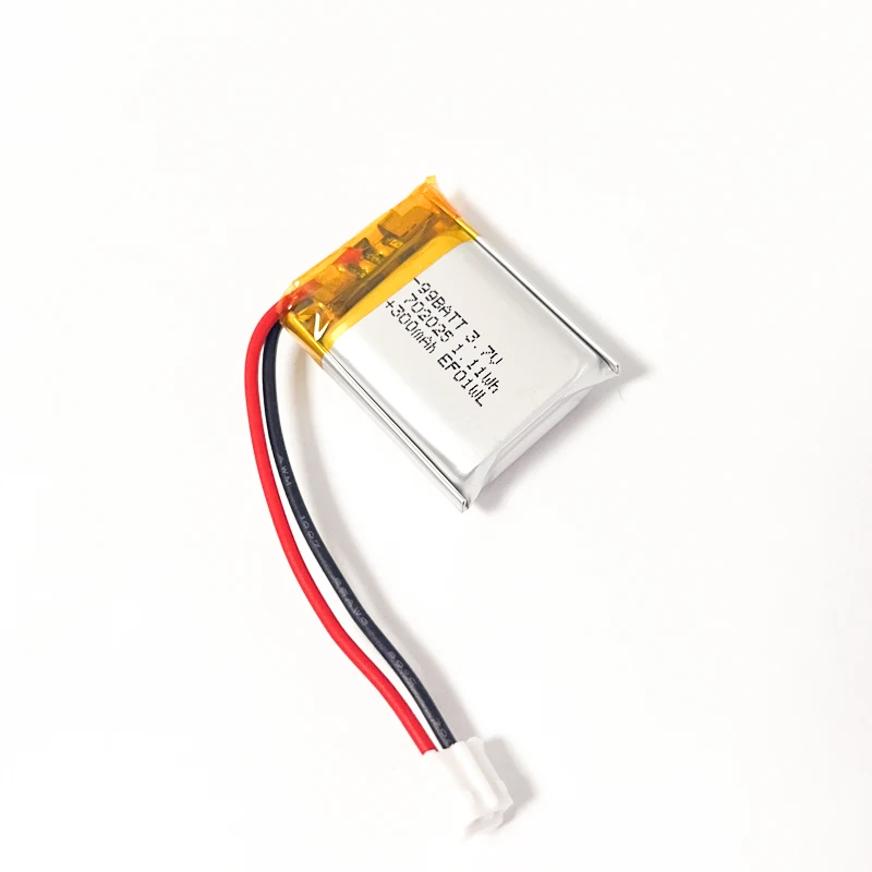 702025 300mAh 3.7V Polimerowa Bateria Litowa Li-Po Akumulator do Słuchawek Bluetooth Głośnika Myszki Bezprzewodowej MP3/MP4 — zdjęcie produktu 2