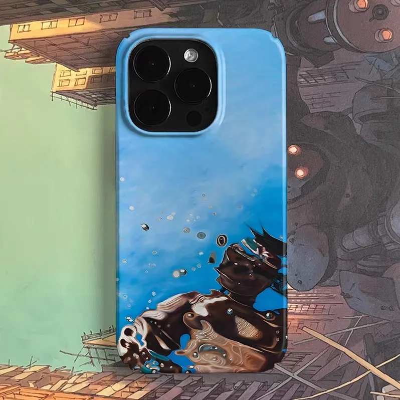 

Blue Cold Wind Art Phone Case for IPHONE 17 Air 16E 15 PROMAX 14 Plus 13 12 MINI 11 PRO 16Plus XR XS MAX SE Acrylic Phone Cover