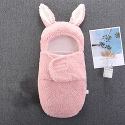 Soft Newborn Baby Wrap Blankets Baby Sleeping Bag Envelope For Newborn Sleepsack Cotton thicken Cocoon for baby 0-9 Months 2023