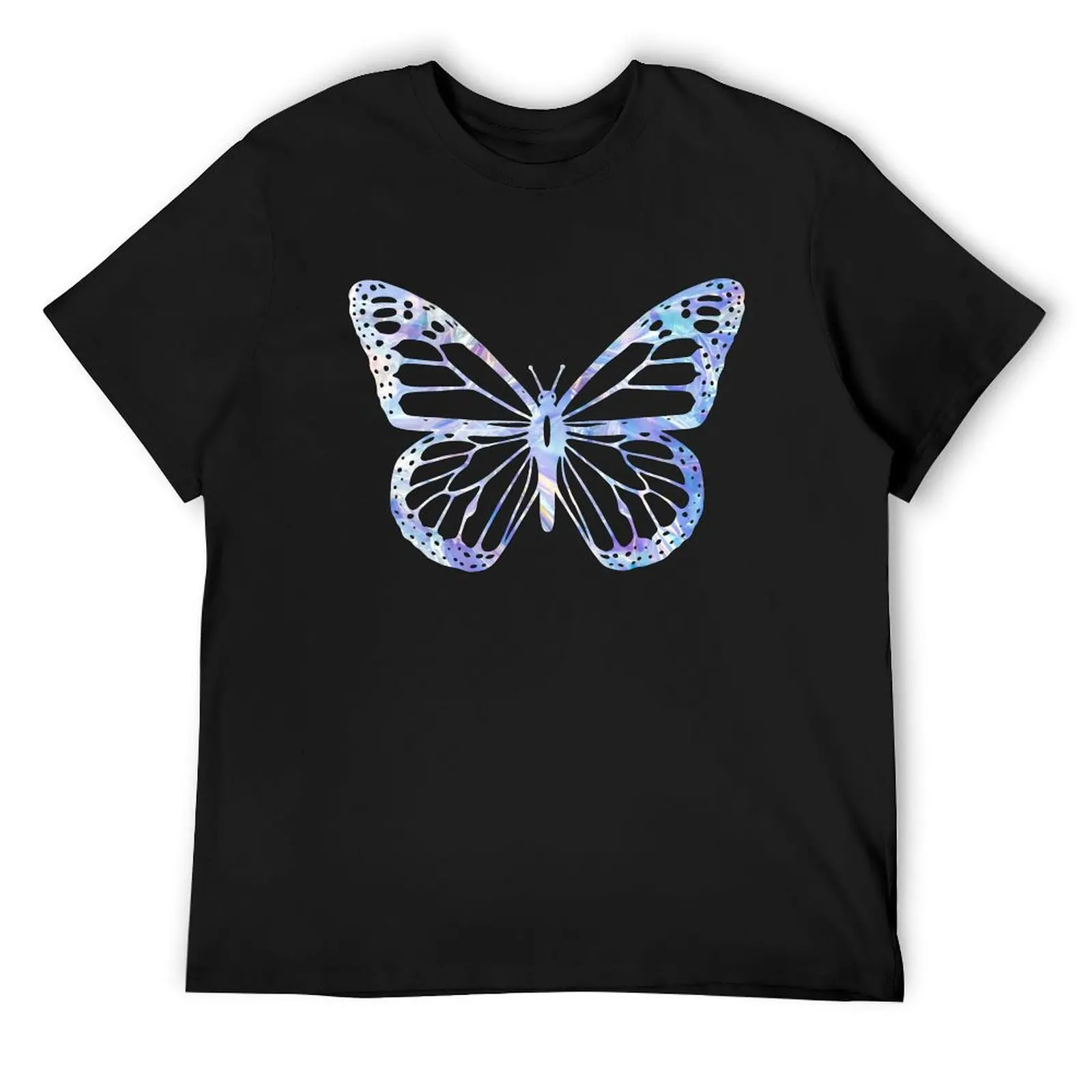 

Holographic Silhouette Monarch Butterfly T-Shirt funny meme t-shirts gifts for boyfriend quick-drying mens workout shirts