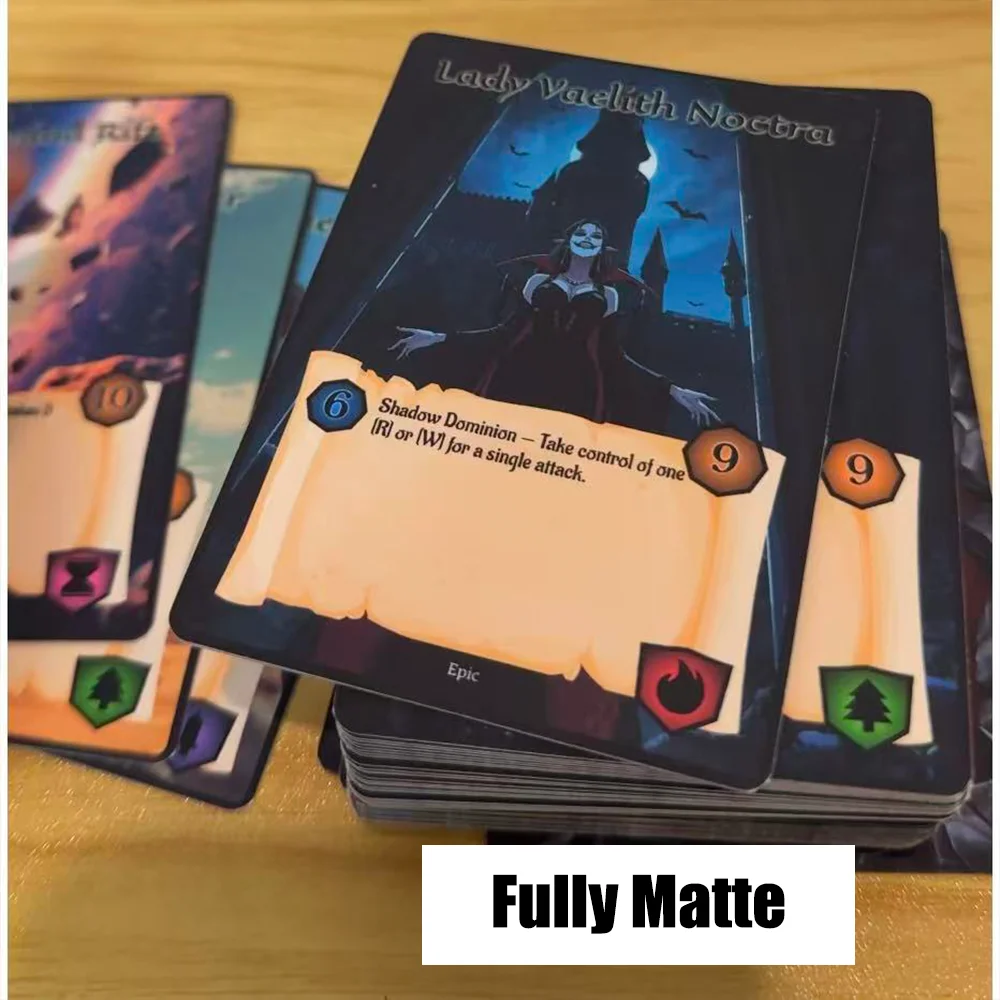 การ์ดเกมแบบกำหนดเอง ฟอยล์/การ์ดธรรมดา DIY TCG การ์ดส่วนตัว เกมกระดาน เกมปาร์ตี้ MTG/PTCG สำหรับรูปภาพใดก็ได้