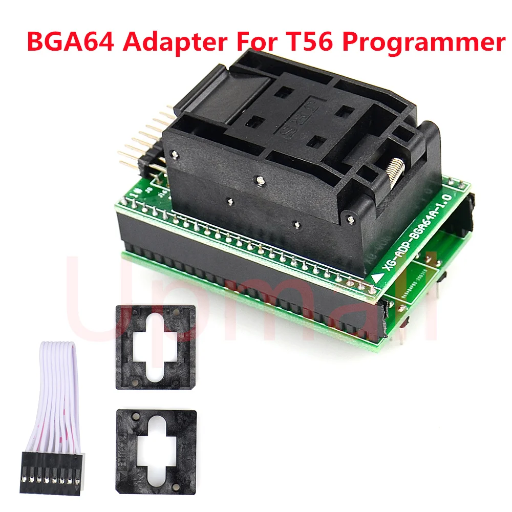 

2023 BGA64/24/ 64 /48 Adapter for XGECU T56 Nand Programmer Programmable Base Programming Calculator Socket High Quality