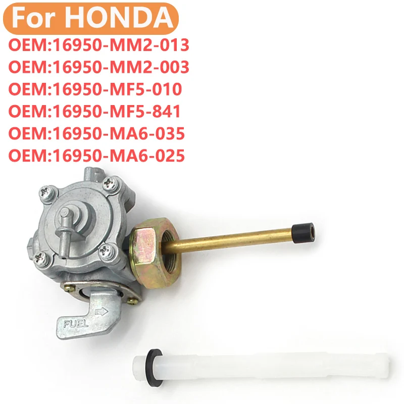 

Motorcycle Fuel Tank Switch Gas Tank Valve Cock Petcock Fits For Honda XLV600 XL600V Transalp GL650I Silver Wing Interstate 1983