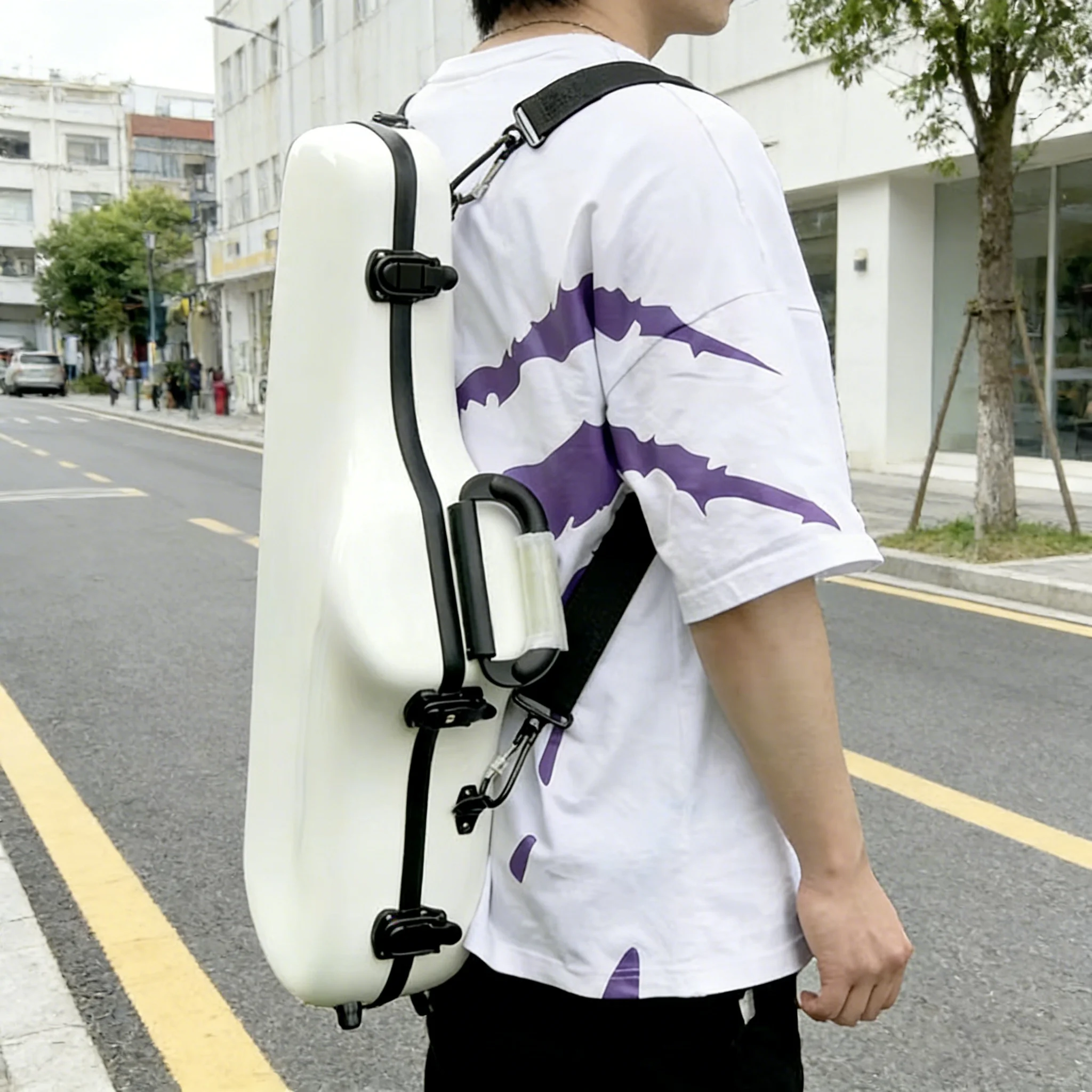 share rain Eb alto Saxophone case Luggage glass fiber reinforced plastics knapsack suitcase