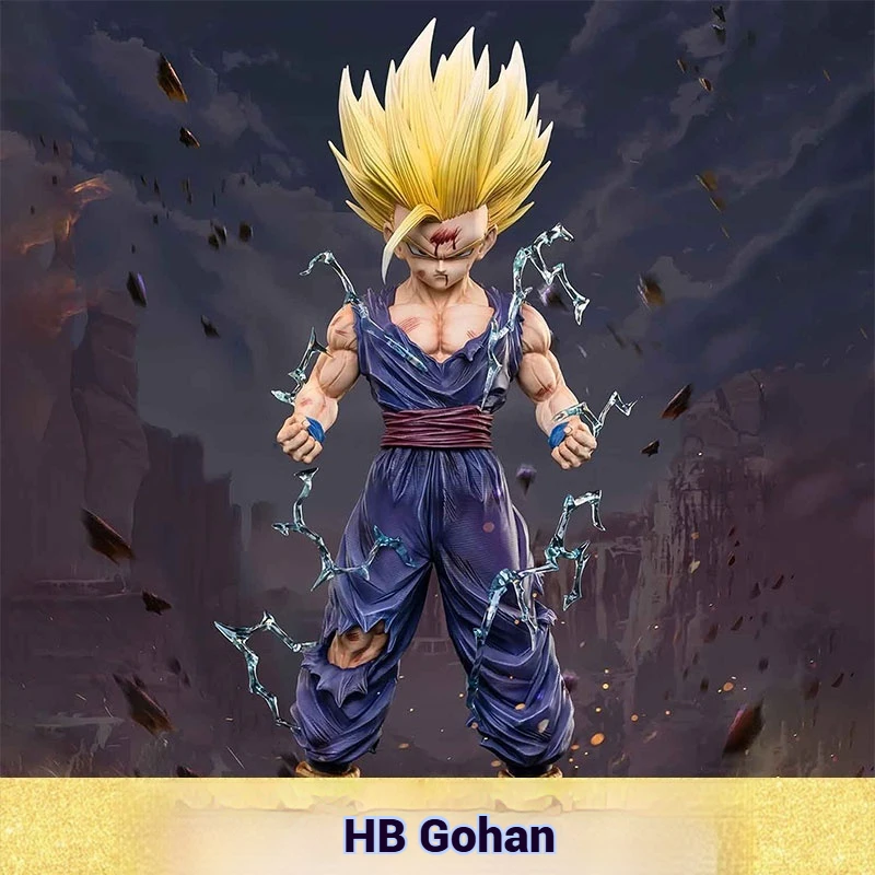 

24cm Gohan Doll Gk Handmade Model Super Saiyan Action Gohan Doll Anime Trendy Play Ornament Gift Model Birthday Gift Decoration