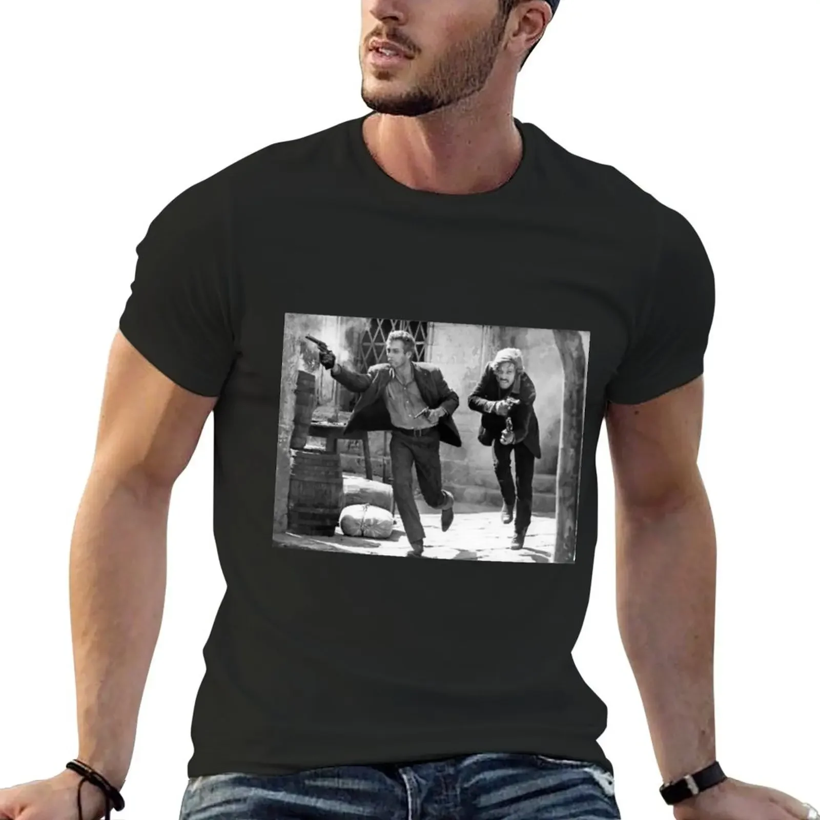 Butch Cassidy And The Sundance Kid T-Shirt anime tshirt graphic shirts cotton man t-shirts cheap stuff mens t shirts