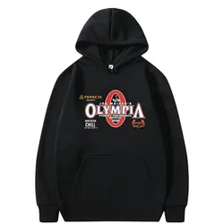 Olympia Gym Fitness Pump Cover Graphic Print Hoodie Male Casual Oversized Hooded Tracksuit Men Women's Fashion Vintage Hoodies