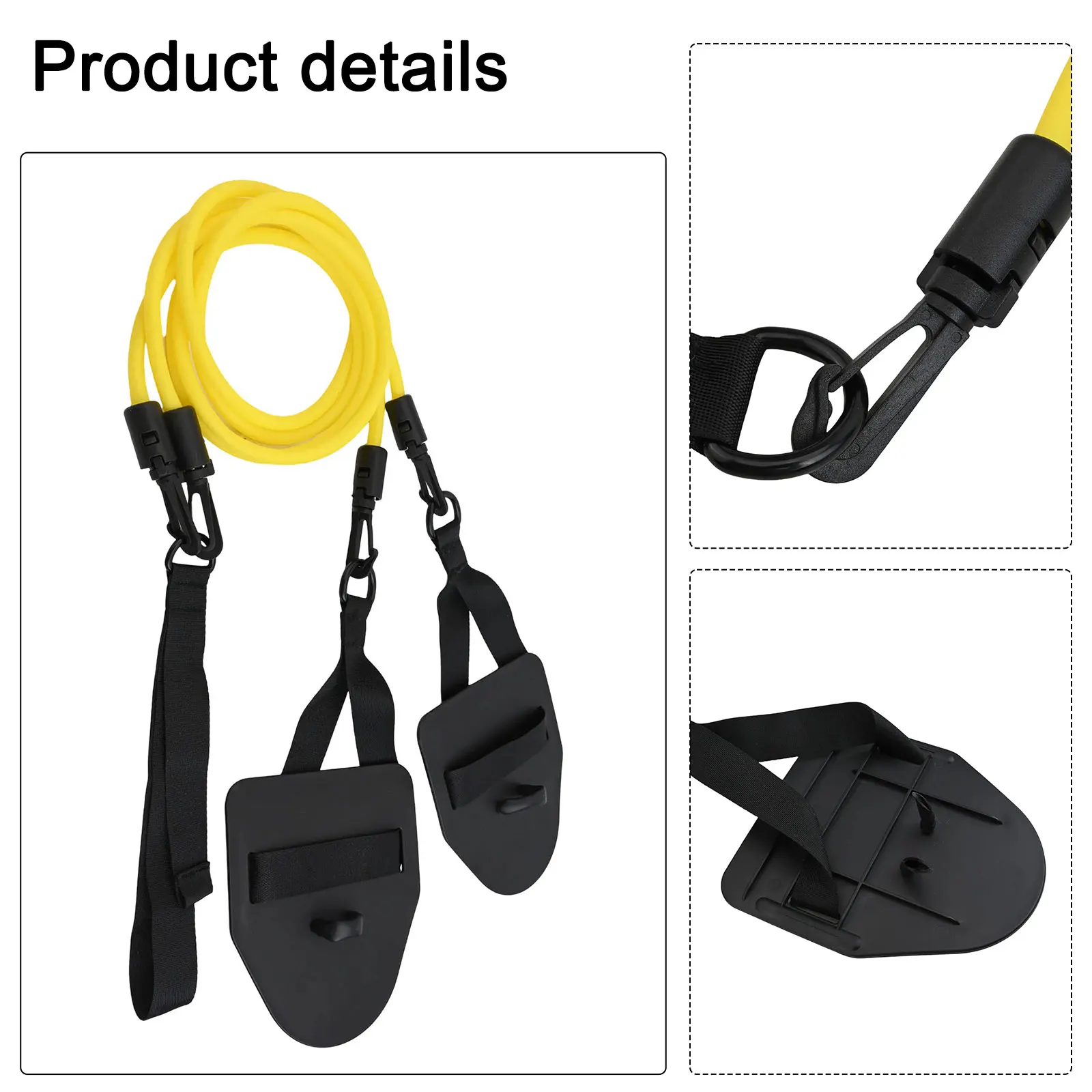 Professional Simulation Swimming Exercise Land Arm- Strength Work Out Fitness Resistance Band Hand Webbed Paddle Swimming