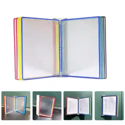 Wall File Hanging Folder Organizer Plastic Folders Rack Document Holder Files Storage Paper Containers Mount Pocket Display