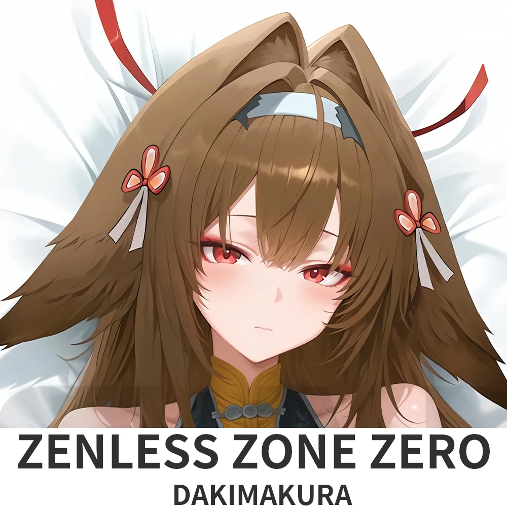 Dakimakura Anime Zenless Zone Zero Ye Shun Style Pattern Pillow Cover Sofa Bed Cushion Case