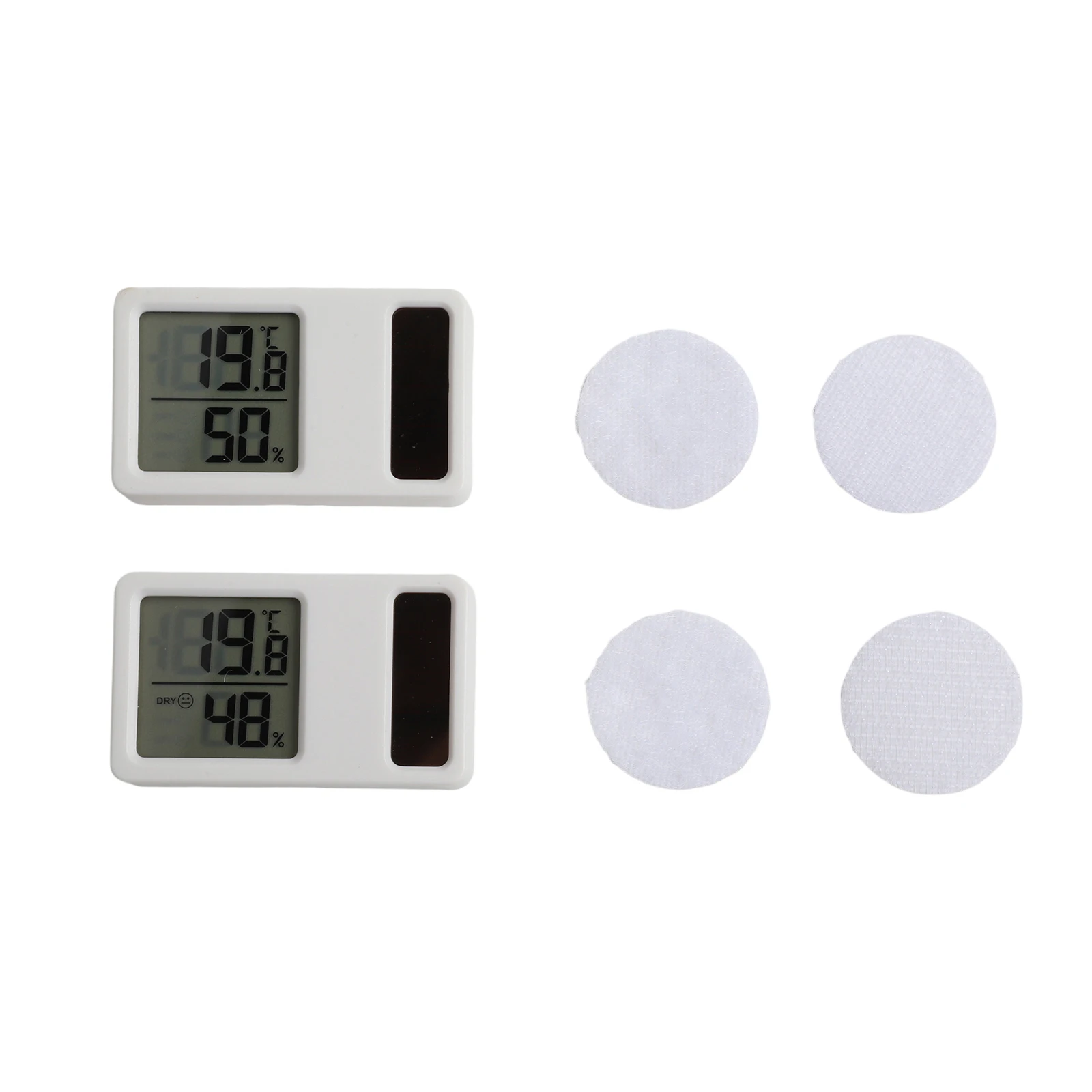 Child's Room Living Space Solar Thermometer Indoor Humidity Easy To Read Digital Thermometer Hygrometer 7*4.3cm