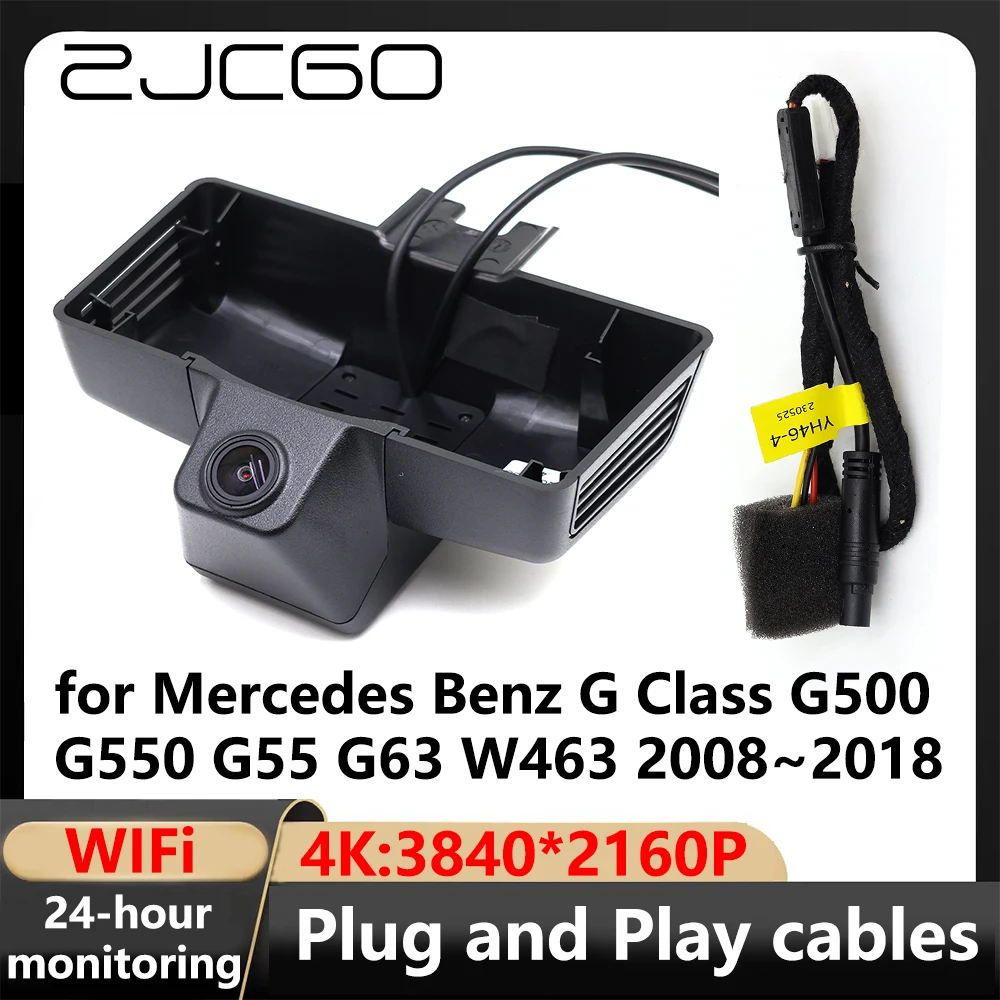 ZJCGO 4K Wifi 3840*2160 Car DVR Dash Cam Camera Video Recorder for Mercedes Benz G Class G500 G550 G55 G63 W463 2008~2018