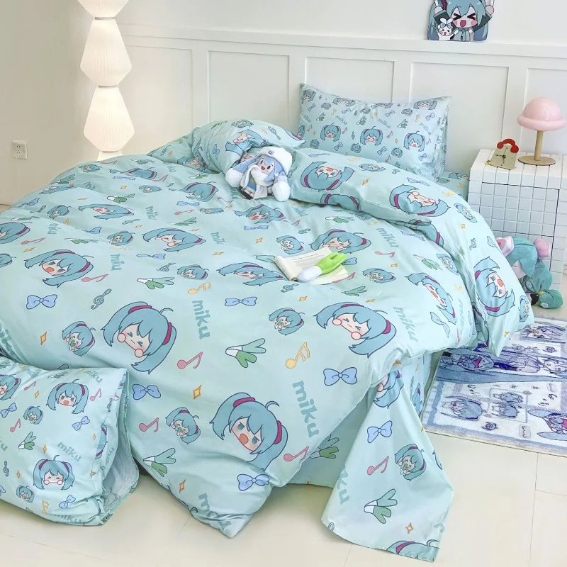 hatsune-miku-dessin-anime-mignon-pur-coton-maison-literie-quatre-pieces-ensemble-kawaii-etudiant-chambre-dortoir-dessin-anime-trois-pieces-ensemble-cadeau