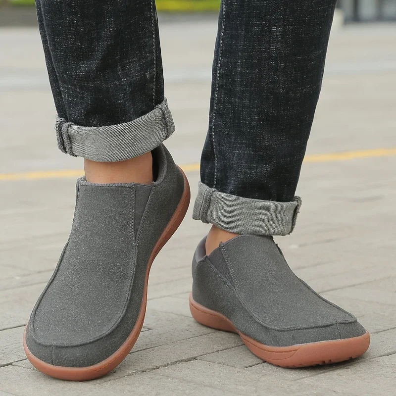 Damyuan Hot Sale Casual Wide Shoes for Men Plus Size Non-slip Sneakers Comfortable Outdoor Barefoot Shoes Male Driving Shoes