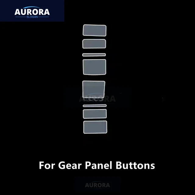 أزرار تروس واقية شفافة من البولي يمن ، فيلم إصلاح مضاد للخدش ، ملحقات لفولكس فاجن تيجوان اتلياس