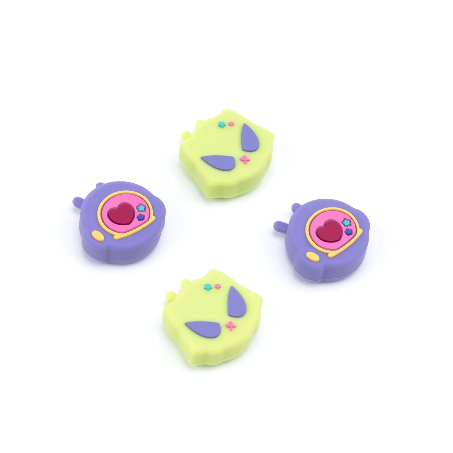 4 tapas de agarre para pulgar Space Rabbit Alien Cat compatibles con Nintendo Switch/Switch OLED/Lite