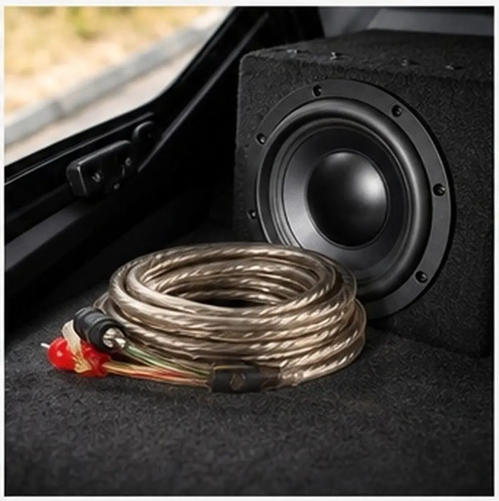 5M Car Speaker Wire Connectors Rca Speaker Cable Adapter for Subwoofer Shielded Audio Line Universal Fit Car Amplifier