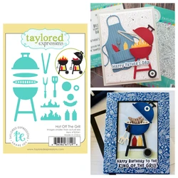 Hot off the Grill Die Cutting Dies Handmade DIY Embossing Scrapbooking Paper Sentiment Metal Cut Template Decoration