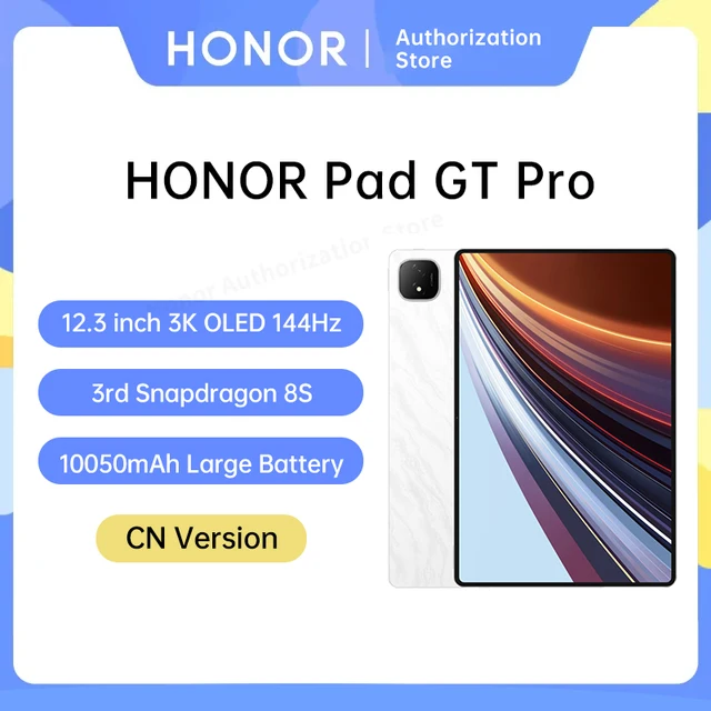 Honor Pad GT Pro Tablet 12.3 inch 3K 144Hz OLED Screen Pad 3rd